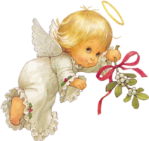 Angel with a twig