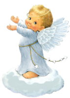 Postcard with an angel