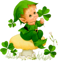 Elf drawing for children
