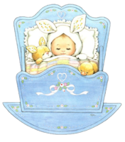 A postcard with the birth of a son