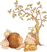 Cute illustrations about children