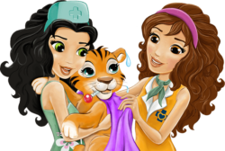 Girlfriends from Heartlake City and their pets