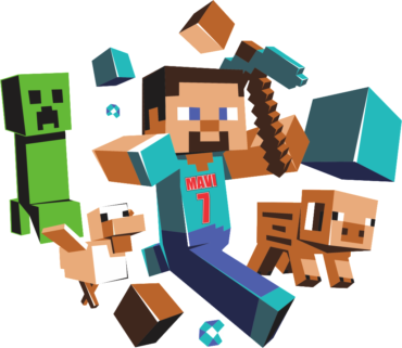 Minecraft, heroes, png