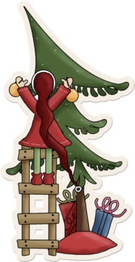 Elf, Christmas tree