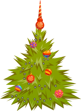 Decorations, Christmas tree