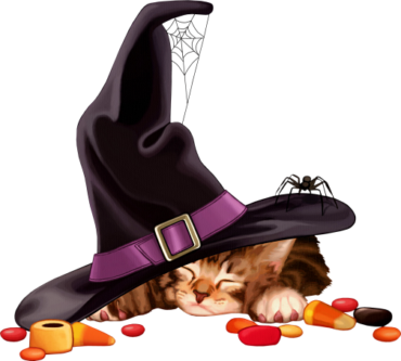 Kitten and Halloween