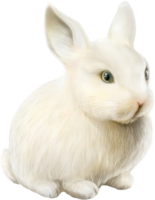 White rabbit sticker