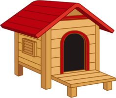 Cartoon dog house