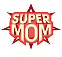 Super mom logo