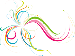 Multicolored lines