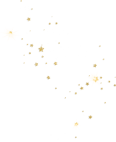 Stars on a transparent background