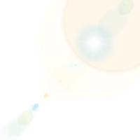 Glare from the moon
