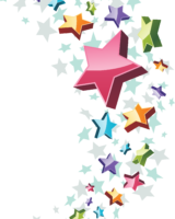 Background with asterisks