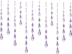 Crystal curtain, hanging thread