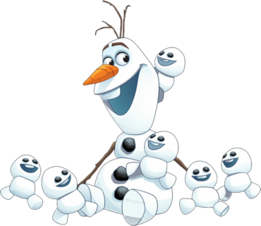 Olaf the snowman and the little snowmen