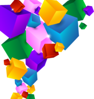 Geometric shapes background
