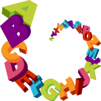 Letters background