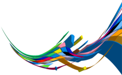 Presentation, abstract background