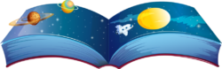 The book cosmos clipart