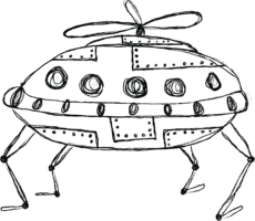 UFO sketch