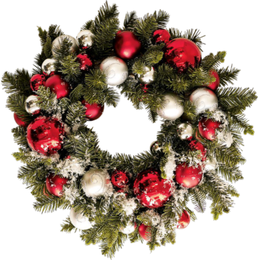 New Year’s wreaths, Christmas