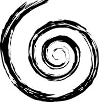 Spiral black clipart