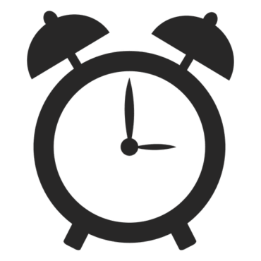 Alarm Clock silhouette