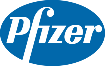 Pfizer Logo Business Pharmaceutical industry Taliglucerase alfa, Business, blue, text, trademark png