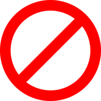 Round red sign, No symbol Equals sign Computer Icons, Prohibited Sign, angle, text, trademark