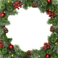 Frame, Christmas, Template