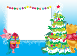 Winnie the Pooh Christmas Frames