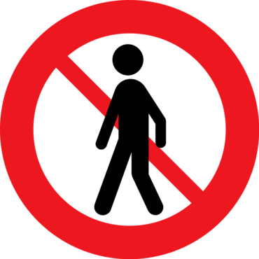 Car Traffic sign Pedestrian Road, forbidden, text, trademark, warning Sign