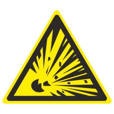Explosive material Explosion Hazard symbol, explosion pro, angle, triangle, warning