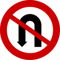 Road signs in Singapore The Highway Code Traffic sign U-turn, road, driving, text, trademark