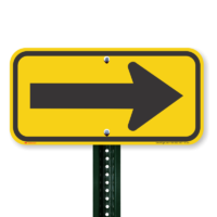 Traffic sign Arrow Road traffic control, signs, angle, triangle, warning Sign