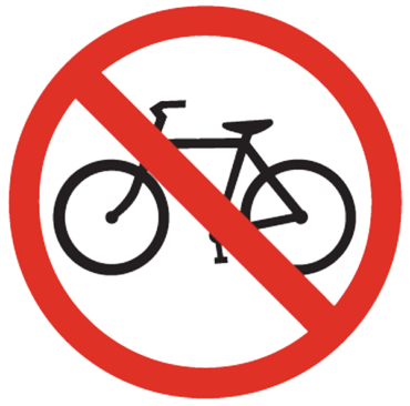 Traffic sign Bicycle Warning sign Road, bicycles, angle, driving, text
