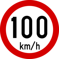 Traffic sign Speed limit Road Kilometer per hour, creative property, driving, text, trademark