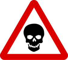 Warning sign Traffic sign Hazard, Warning Signs, text, logo, copyright