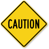 Yellow and black caution signage, Warning sign Traffic sign Safety Hazard, caution line, angle, driving
