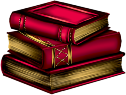 A stack of books