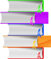Stack of books vector