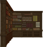 Library, books