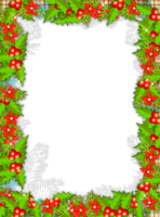 Winter New Year frame
