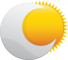 Sun and moon