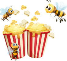 Popcorn background