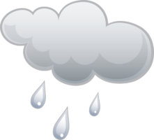A cloud with rain