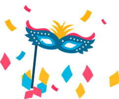 Carnival Mask template