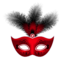 Red Carnival Mask