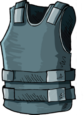 Bulletproof vest clipart