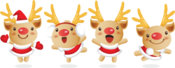 Cartoon deer